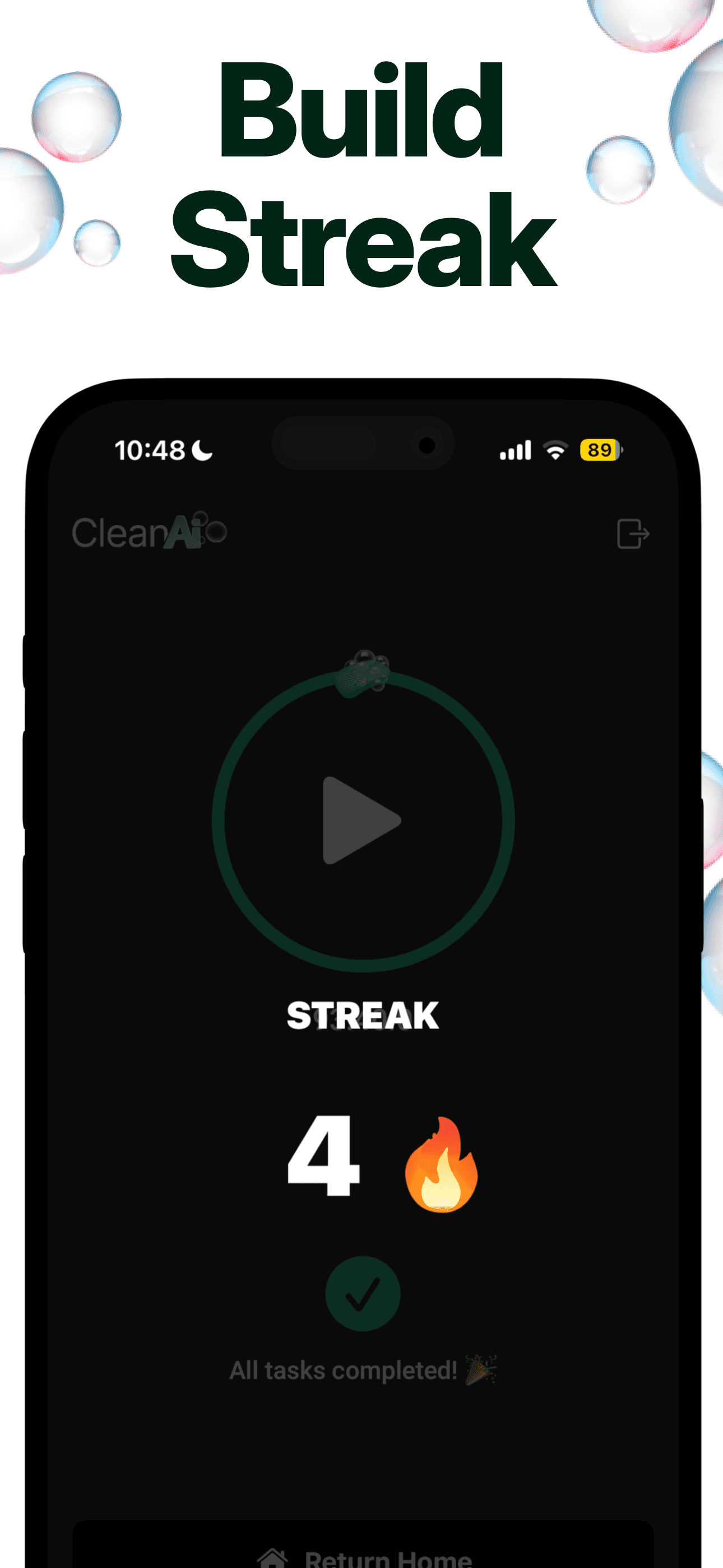 Clean AI app screenshot