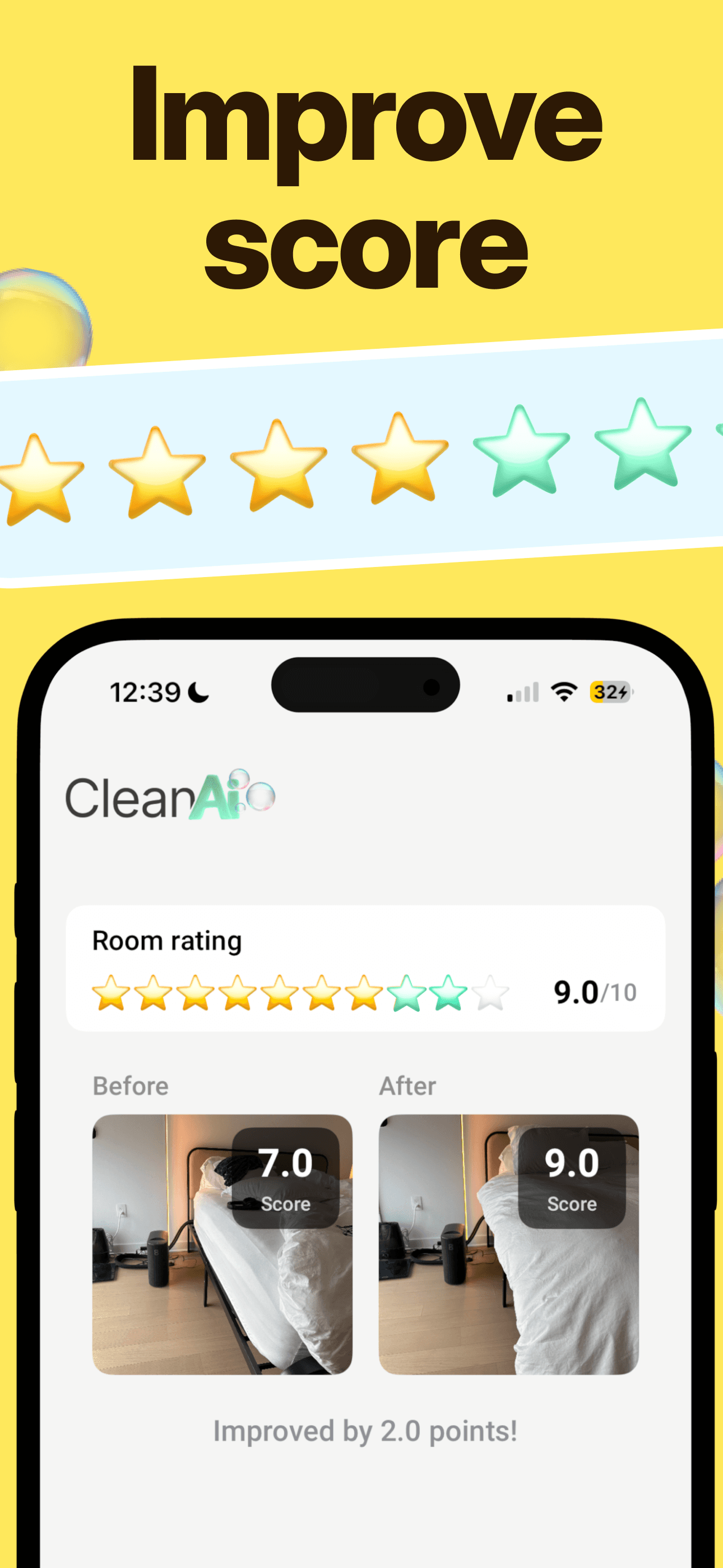 Clean AI app screenshot